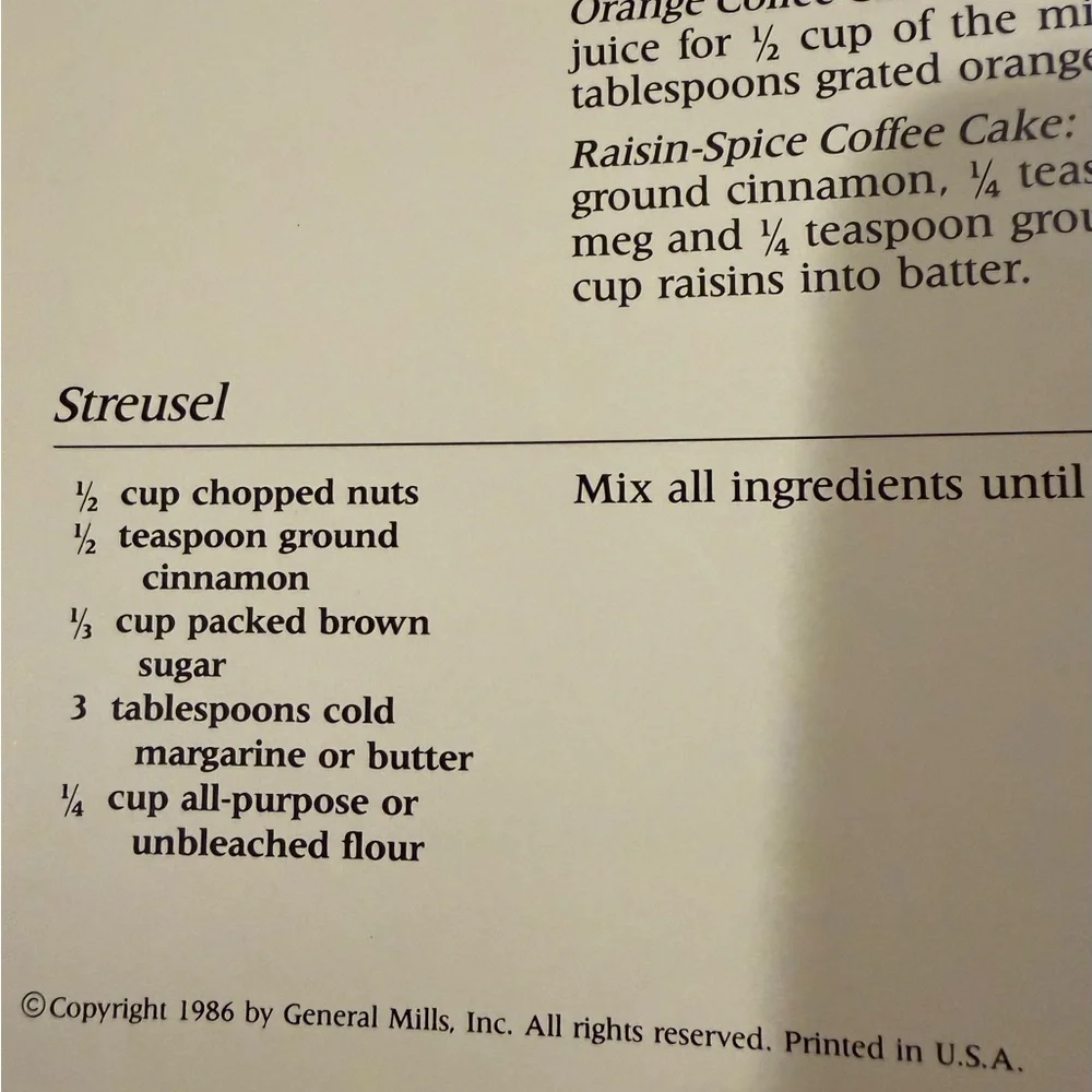 Betty Crocker Cookbook Recipes for Today‎ 1986 Binder Illustrated Sections 11-18